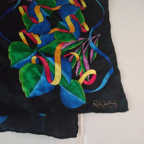 ❤️2 PC RUSH LIMBAUGH HORSE THEME TIE AND SCARF Gold Chain Tie - Picture 6 of 8